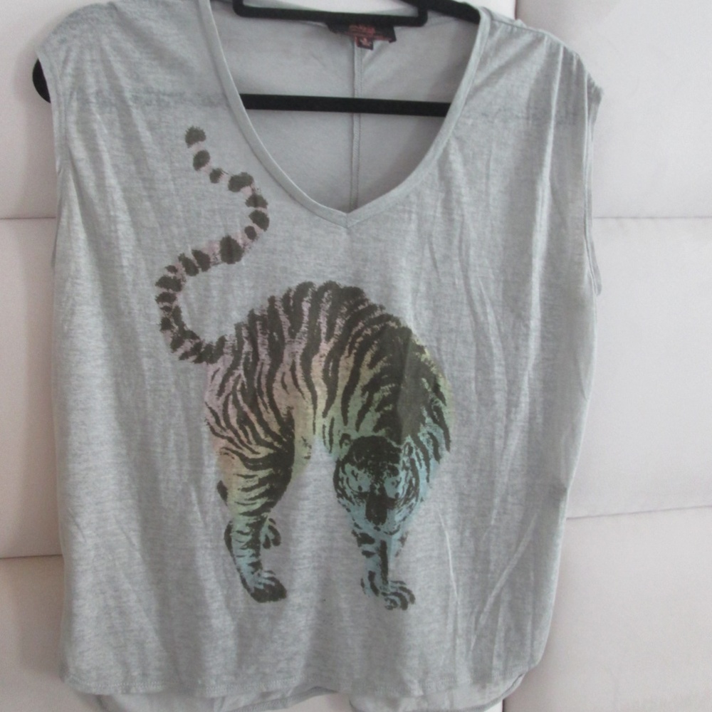 ABS Tiger print Sleeveless top - Size small - NWOT